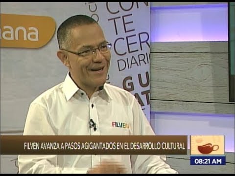 Ernesto Villegas, ministro de Cultura venezolano, en programa Café En la Mañana sobre Filven 2018