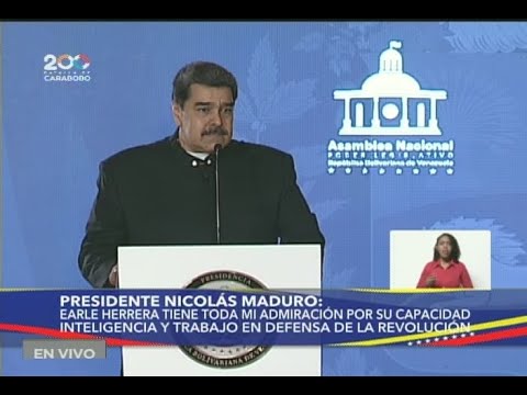 Capilla ardiente a Earle Herrera: Palabras de Nicolás Maduro, 20 diciembre 2021