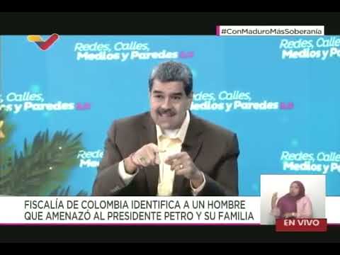 Maduro expresa solidaridad con Gustavo Petro ante amenazas de muerte