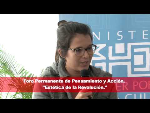 Amarilis Hidalgo, colectivo Gente Chavista. Foro Permanente de Pensamiento y Acción