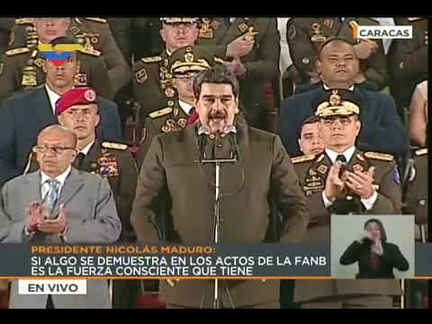 Maduro agradece a FANB haber cumplido órdenes sobre grupos terroristas como el de Oscar Pérez