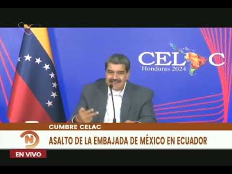 Maduro ordena cierre de embajada en Ecuador tras asalto de Daniel Noboa a embajada de México