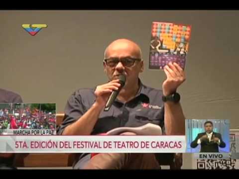 Alcalde de Caracas y Ministro de Cultura anuncian Festival de Teatro de Caracas 2016