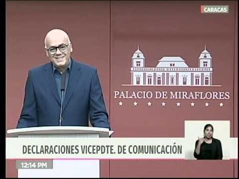 Declaraciones de Jorge Rodríguez este 12 marzo 2019 sobre falla eléctrica