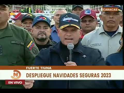 Despliegue del operativo Navidad 2023 con el ministro Remigio Ceballos