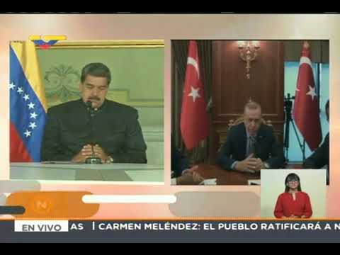 Maduro sostiene videoconferencia con Erdogan, presidente de Turquía, 17 mayo 2018