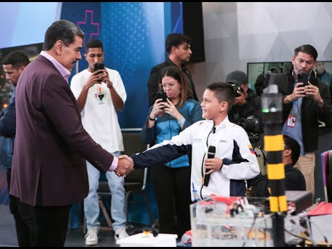 Maduro felicitó a jóvenes que ganaron en Olimpiada Mundial de Robótica 2023 en Panamá