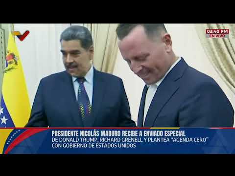 Maduro recibe a Richard Grenell, enviado de Donald Trump, 31 enero 2025