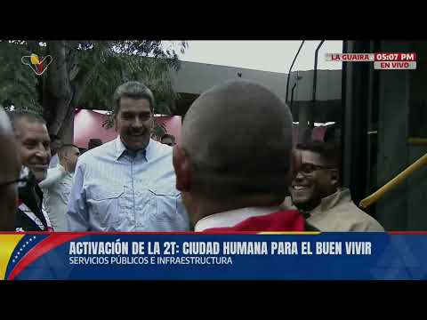 Maduro en acto desde Macuto, obras de transporte, 27 enero 2025