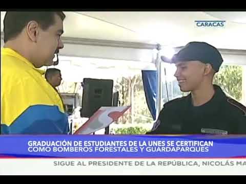 Presidente Maduro en acto de graduación por el Día del GuardaParques