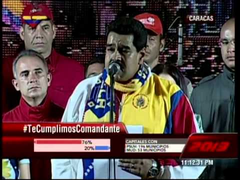 Discurso completo de Nicolás Maduro este 8 de diciembre tras los resultados del CNE