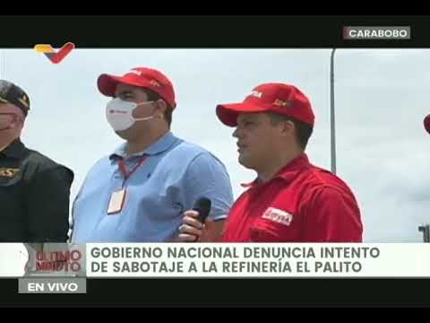 Refinería El Palito sufrió intento de sabotaje, denuncia ministro El Aissami