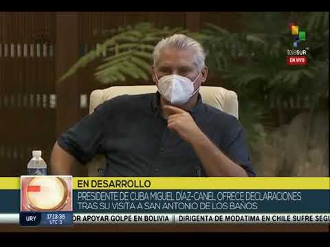 Presidente de Cuba Miguel Díaz-Canel, convoca al pueblo a las calles ante protestas aupadas por EEUU
