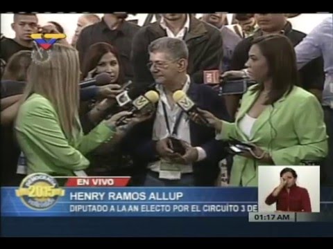 Insultos y amenazas de Henry Ramos Allup tras victoria de la oposición en AN