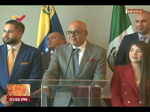 Delegación del gobierno venezolano declara desde México tras reanudarse mesa de diálogo, 26/11/2022