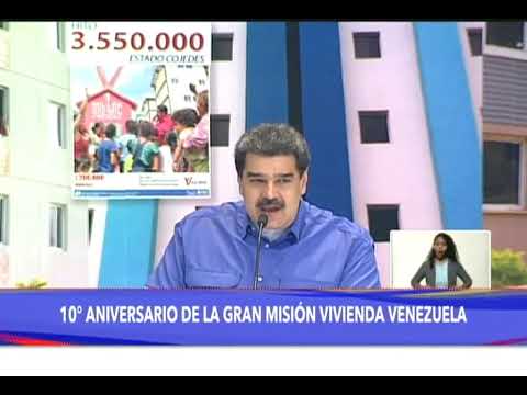 Gran Misión Vivienda Venezuela cumple 10 años con 3.550.000 hogares construidos, 29 abril 2021