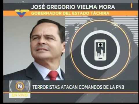 Gobernador del Táchira da balance de &quot;Gran Plantón&quot; de la oposición y ataque a puestos PNB