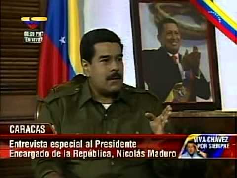 Nicolás Maduro en Venevisión, parte 1