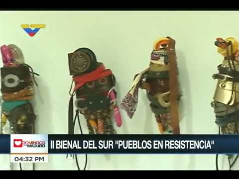 Morela Jurado en la inauguración de la II Bienal del Sur, Pueblos en Resistencia