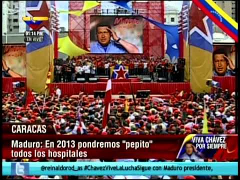 Discurso del candidato presidencial Nicolás Maduro tras inscribirse en CNE