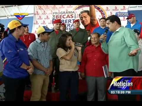 Grupo Expresión Universitaria interpreta canciones de Alí Primera con Maduro en Cumaná