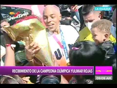 Yulimar Rojas retorna a Venezuela tras ganar medalla de oro en Juegos Olímpicos y Liga Diamante