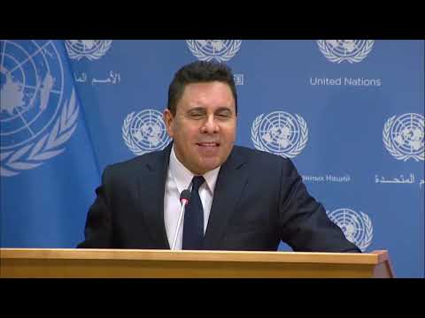 Samuel Moncada, rueda de prensa tras Consejo de Seguridad de la ONU sobre Venezuela