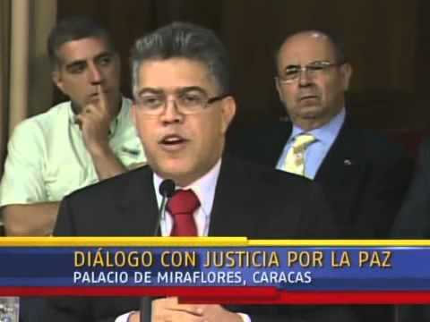 Diálogo Maduro-Oposición: Palabras de Elías Jaua