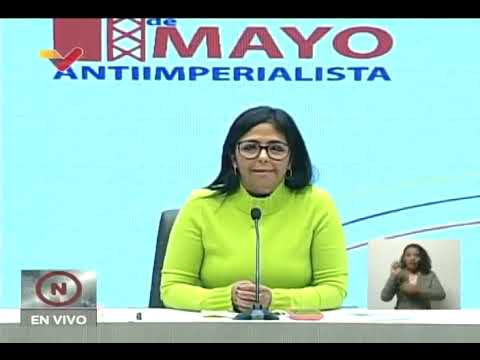 Delcy Rodríguez ofreció más detalles sobre bono de Bs. 10.000 a jubilados y otros anuncios de Maduro