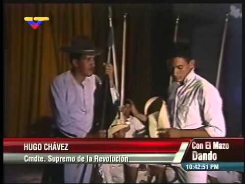 Hugo Chávez en 1985-86 interpreta a Páez en una obra de teatro en Academia Militar