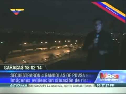 Opositores alocados secuestraron 4 gandolas de gas de Pdvsa este miércoles en autopista