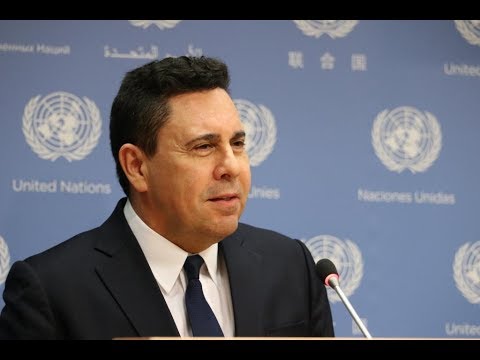 Samuel Moncada desde la ONU denuncia asedio a embajada de Venezuela en Washington