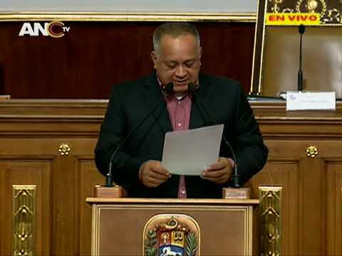 ANC aprueba allanamiento de inmunidad de Juan Guaidó: Diosdado Cabello lee el decreto