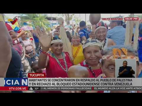 Marchas a favor de Palestina en varias ciudades de Venezuela: Caracas, Mérida, Trujillo y Tucupita