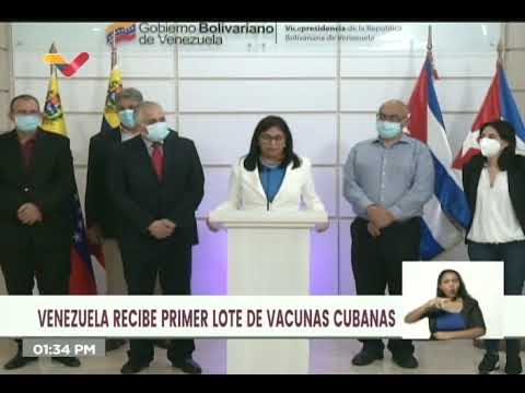 Venezuela recibe primer lote de vacunas Abdala enviadas por Cuba contra el Covid-19
