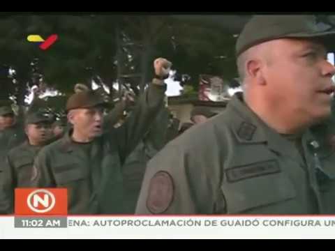 Jefes de 8 regiones militares (Redi) de Venezuela ante autoproclamación de Guaidó como Presidente