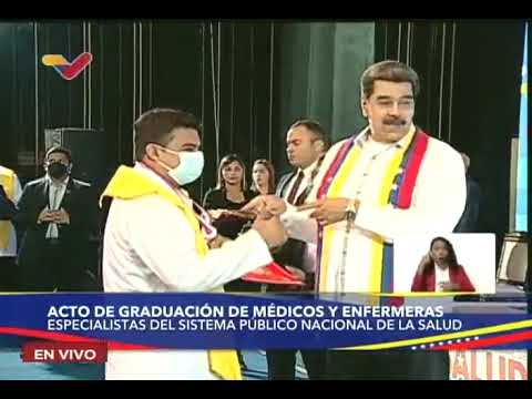 Maduro en graduación de médicos y enfermeras del Sistema Nacional de Salud, 13 diciembre 2022