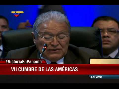 Cumbre de las Américas: Salvador Sánchez, presidente de El Salvador, exige derogar decreto de Obama