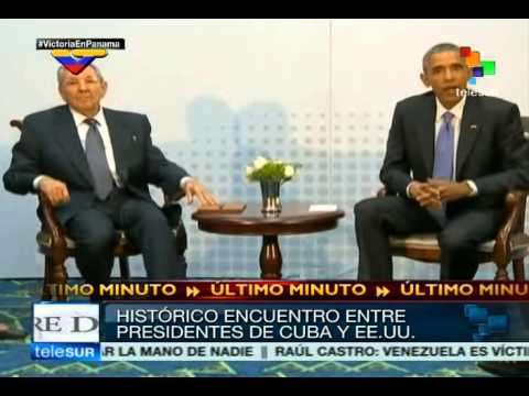 Barack Obama y Raúl Castro se reúnen en Cumbre de las Américas 2015