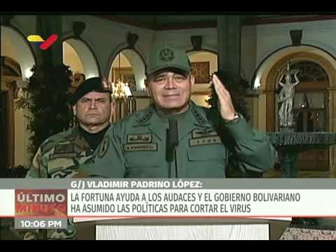 Padrino López sobre la cuarentena total a partir del martes: No se permitirá tránsito entre estados