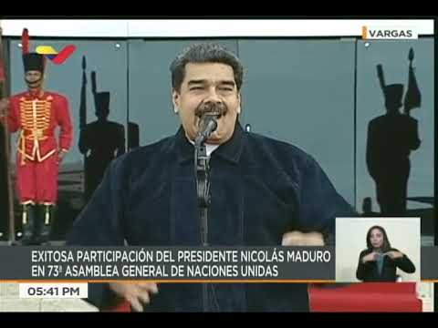 Palabras del Presidente Nicolás Maduro tras regresar al país luego de participar en la ONU