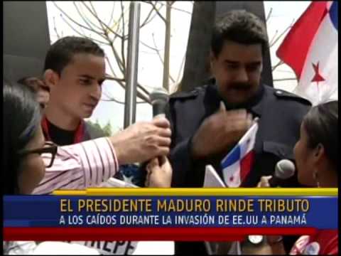 Presidente Maduro visita barrio El Chorrillo en Panamá, video completo