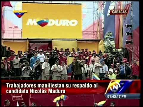 Maduro: Aumento de sueldo mínimo será de 38 a 45 por ciento en 2013