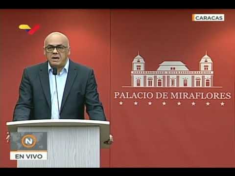 Jorge Rodríguez, rueda de prensa por 3 nuevos capturados tras atentado contra Maduro