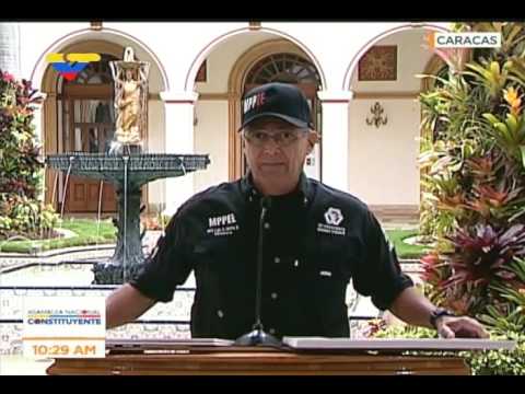 Ministro de energía eléctrica venezolano reitera denuncias de sabotajes al Sistema Eléctrico