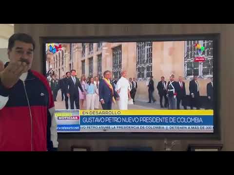 Maduro envía mensaje a Gustavo Petro tras su toma de posesión como Presidente de Colombia