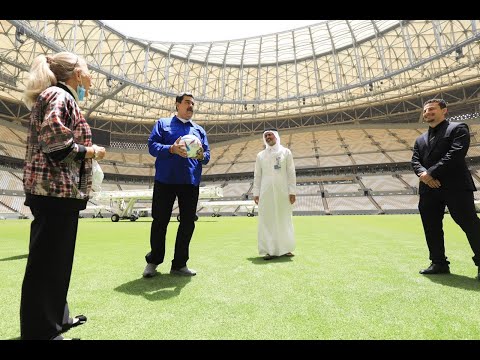 Maduro visitó estadio e instalaciones para el mundial de fútbol de Qatar, 16 junio 2022