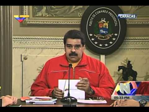 Presidente Maduro desde el Puesto de Comando Presidencial, 16 noviembre 2015