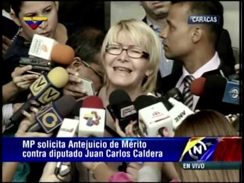 Fiscal General anuncia antejuicio de mérito a Juan Carlos Caldera