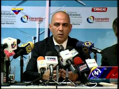 Ministro para la Energía Eléctrica, Jesse Chacón, anuncia plan de 100 días para el sector